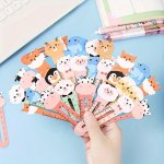 50PCS Animals Bookmarks Ruler Cute & Quirky 10 Styles Teacher Prizes Book Markers Animal Party Favor Home School Office - Perfec