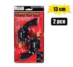 Gun Hand Cap 8 Shot 2PC Set 13CM