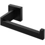 Hitslam Matte Black Toilet Paper Holder Wall Mount Premium 304 Stainless Steel Toilet Paper Roll Holder For Bathroom Rustproof Square