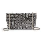 Black Petite Rhinestone Clutch Bag