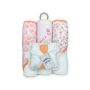 Mothers Choice Baby Hooded Towel & Washcloth Set - Pink Flowers