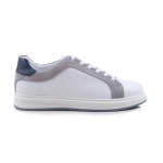 Symmetry Men White - White 47 Leather suede