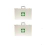 Regulation 3 5-50 Persons Firstaider First Aid Kit In Metal Box 2-PACK