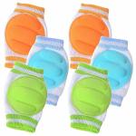 Acfun 3 Pairs Baby Knee Pads For Crawling - Adjustable Breathable Waterproof Safety Protector Anti-slip Elastic Knee Elbow Pads