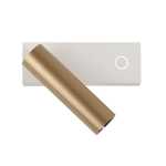 Prince Aluminium LED Square Reading Wall Light Black And Gold White And Gold - White And Gold