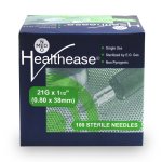 Healthease Sterile Needles 21G 100'S