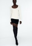 Rib-knit Top - Cream