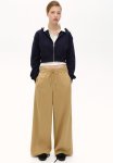 Wide Pull-on Trousers - Beige