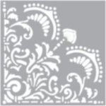 Stencil Flourish Corner