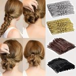 50 Pcs pack Elegant U-shaped Hair Pins For Wedding And Bun Styling - Durable Metal Hair Accessories