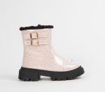 Chunky Ankle Boot - 4 Kids Pink