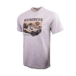WMA429 Grey Mel Plaas Cruiser Tee - 2XL