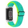 Nylon Strap For Fitbit Charge 5/6-YELLOW/GREEN
