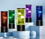 Floating Jelly Fish Lava Lamp