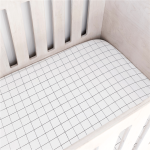 Grid Cot Fitted Sheet