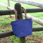 Shwe Shoulder Bag - Navy Circles