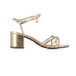 Ankle Tie Sandals -platino
