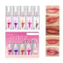Corleone Hydrating Lip Glow Oil Set Lip Oil Gloss Moisturizing Nourishing Shiny No-sticky Transparent Plumping Lip Balm Oil Repairing Lightening Lip