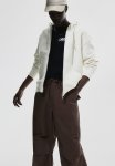 Oversized Fit Zip-through Hoodie - White