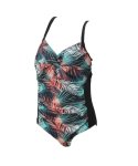 Ladies Printed One Piece Swimwear - 52 Leaf