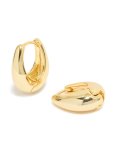 Goldair Gold Plated Teardrop Huggie Earrings
