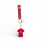 Mufc Football Keychain Red