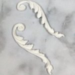 JP591 White Resin Furniture Swirl Curl White 2X