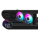 Gigabyte Aorus Waterforce X II 240 240MM Aio Liquid Cooler 2X120MM Argb Fans Full-color Lcd Display Intel & Amd Compatible – New