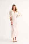 Milk Crushed Textured Kate Dress - M