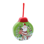 Christmas Bauble Tins Assorted - Here Comes Santa