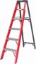 FGS6-ALL Industrial Full Fibreglass A-frame Step Ladder 1.8M 6 Steps