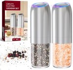 Electric Salt And Pepper Grinder Set 2-PIECE Electric Hand Muller Grinder