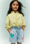 Loose Fit Denim Shorts - Light Denim Blue Smileyworld