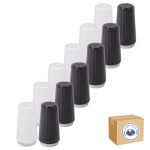 Disposable Plastic Salt And Pepper Shakers By Global Basics - Shaker Sets For Parties Restaurants Picnics Cookouts - Prefilled S