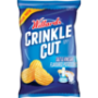 Crinkle Cut Salt & Vinegar Flavoured Potato Chips 120G