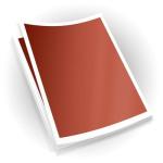 Ceramic Brown Colour Span Style= Color: A61B00 span Fiber Laser Marking Paper 24 36CM Size 20 Sheets Per Bag