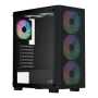 AeroCool B509A Flow Argb Atx Mid Tower Gaming PC Case Black ACCM-BD02063.11
