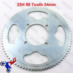 Rear Sprocket 25H 80 Teeth 54MM