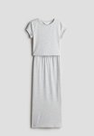 2-PIECE T-Shirt And Skirt Set - Grey