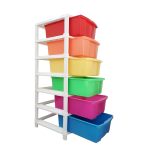 6XL Plastic Modular Drawer System For Home Office Hospital Parlor School Doctors Home And Kids Product Dimension When Assembeled