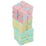 Pssopp Finger Bowls MINI 3D Plastic Infinite Cube Stress Relief Toy For Adults Improve Concentration And Focus