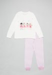 PoP Candy Striped Pj Set - Pink & White