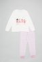PoP Candy Striped Pj Set - Pink & White