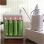 New Universal USB Battery Charger Fast Charger Aa Aaa Rechargeable Batteries