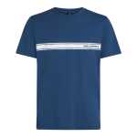 Elongated Logo Graphic Tee -twilight Blue