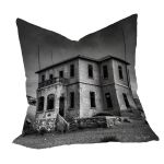 Kolmanskop Gost Buildings Black White Square Tablecloth By Fanie Heymans