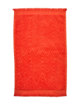 Textured Orange Cotton Hand Towel - 30X53 Orange