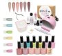 High Quality Uv Glam Gel Starter & Soak-off Bowl 25 PC Kit Pastel & Winterfall