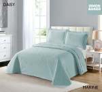 Simon Baker Daisy Bedspread Marine Various Sizes - King - 270CM X 270CM + 2 Pillowcases 50CM X 70CM + 5CM Marine