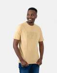 Ben Sherman Trio Embossed Happy Bear New T-Shirt - XXL Yellow